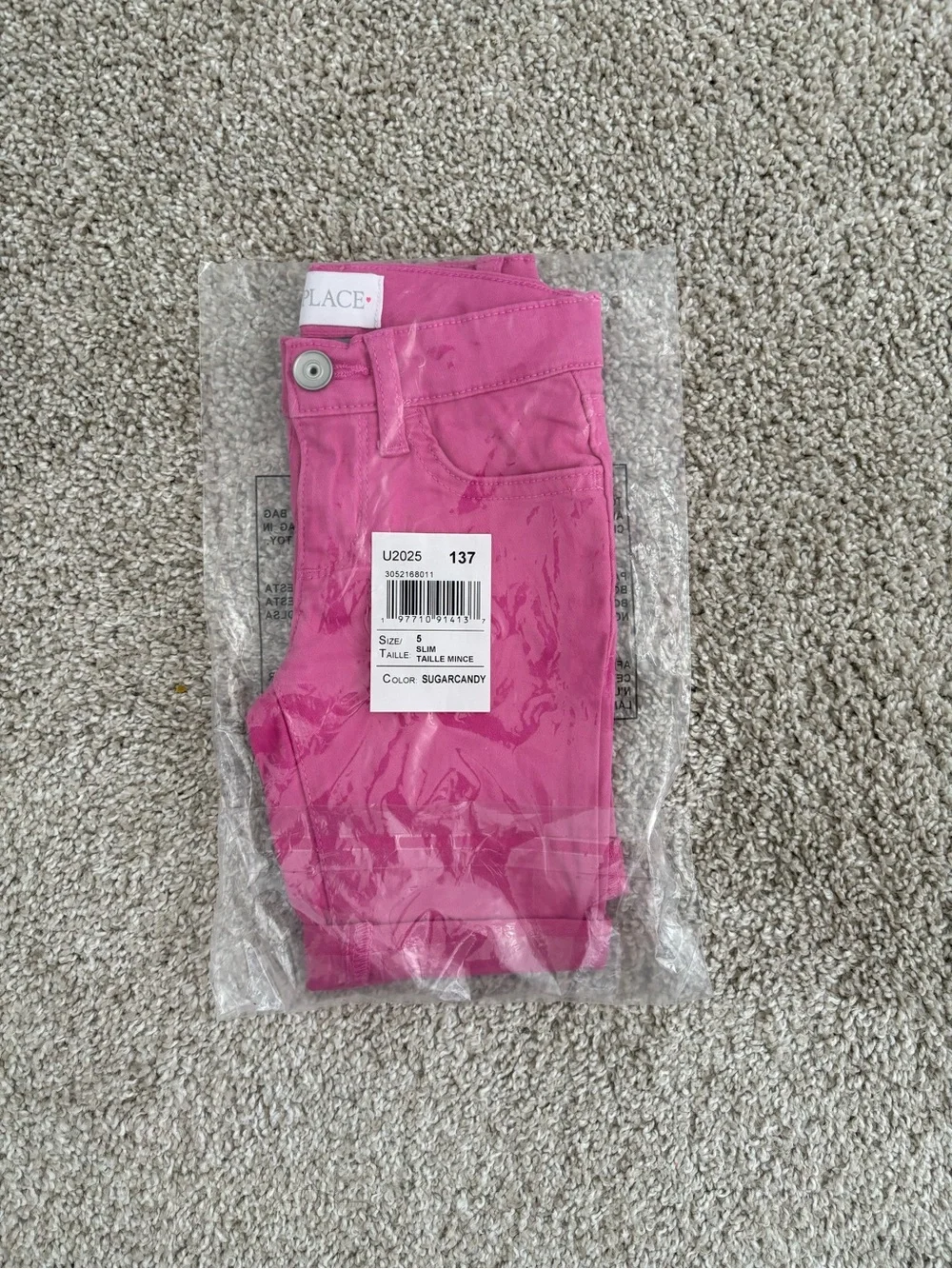 The Children's Place Girls' Pink Cuffed Shorts Size 5 Slim